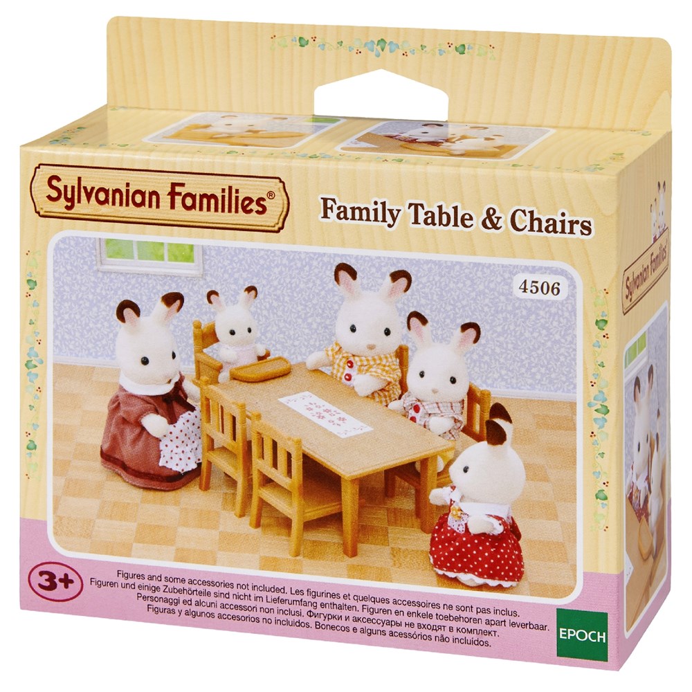 Sylvanian Families 4506 Family Table and Chairs (8262272483554)