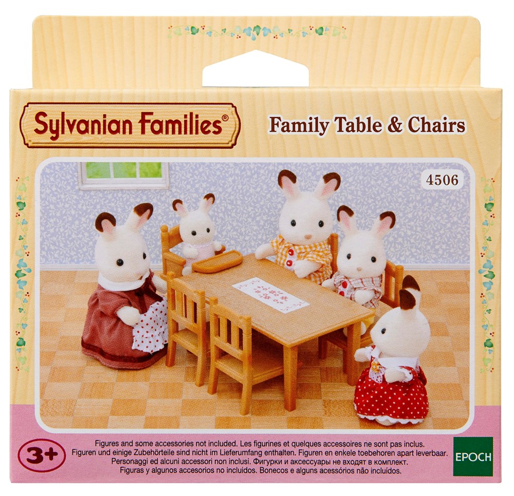 Sylvanian Families 4506 Family Table and Chairs (8262272483554)