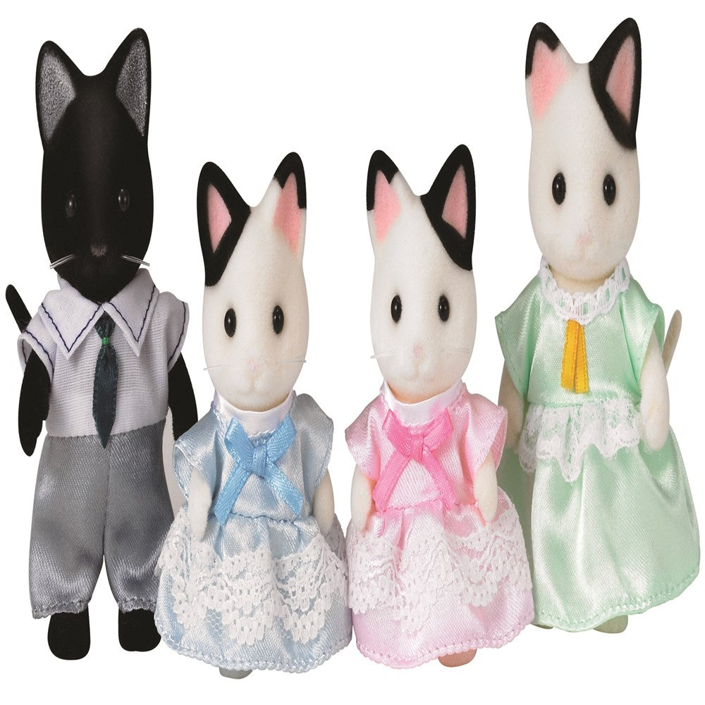 Sylvanian Families 5181 Tuxedo Cat Family (8262272909538)