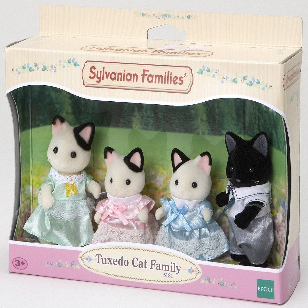 Sylvanian Families 5181 Tuxedo Cat Family (8262272909538)