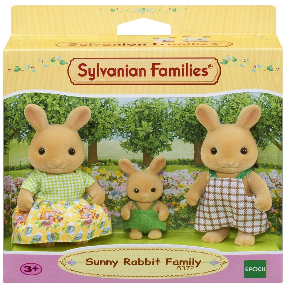 Sylvanian Families 5372 Sunny Rabbit Family 3 figures (8262273630434)