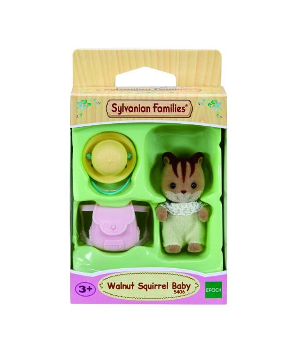 Sylvanian Families 5406 Walnut Squirrel Baby (8262275268834)