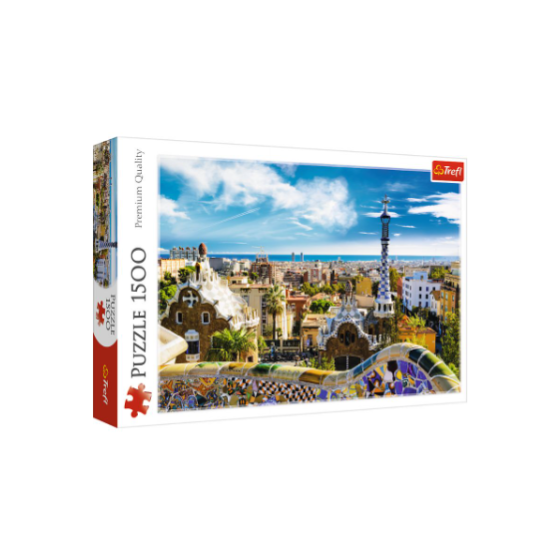 Trefl 1500 Piece Puzzle Park Guell Barcelona (8291977036002)