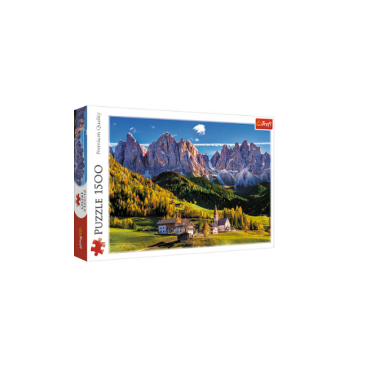 Trefl 1500 Piece Puzzle Val di Funes valley Dolomites Italy (8291977199842)