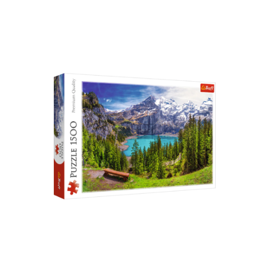 Trefl 1500 Piece Puzzle Lake Oeschinen Alps Switzerland (8291977298146)