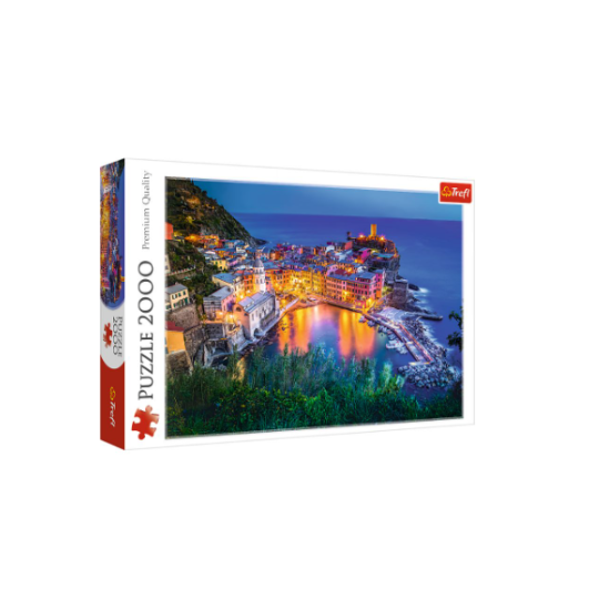 Trefl 1500 Piece Puzzle Vernazza at dusk (8291977494754)
