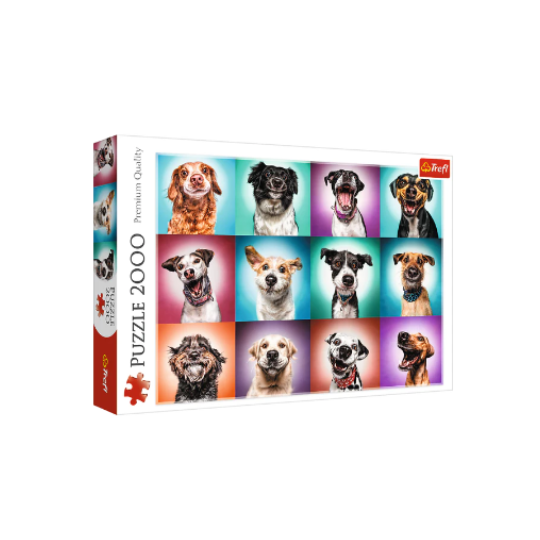 Trefl 1500 Piece Puzzle Funny Dog Portraits II (8291977887970)