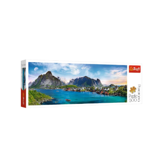 Trefl 500 Piece Panorama PuzzleLofoten Archipelago Norway (8291978445026)