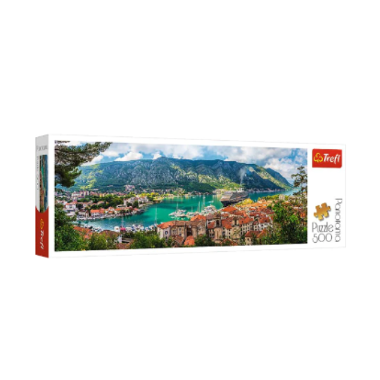 Trefl 500 Piece Panorama PuzzleKotor Montenegro (8291978641634)