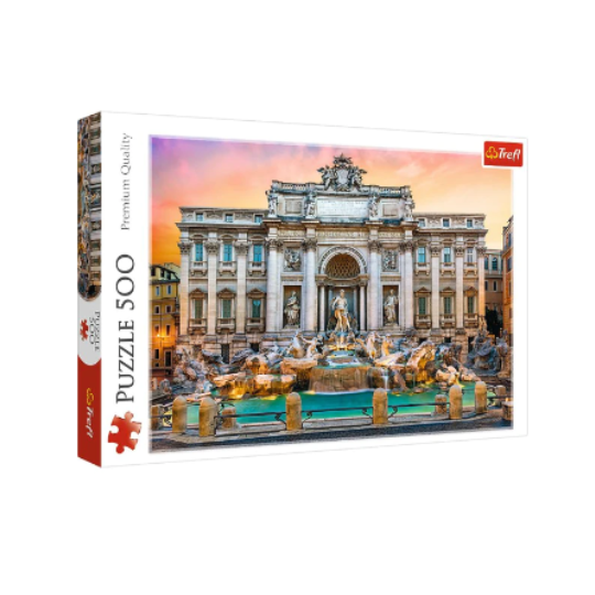 Trefl 500 Piece Puzzle Fontanna di Trevi Rome (8291979493602)