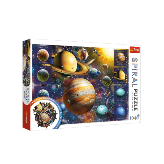 Trefl 1040 Piece Spiral Puzzle Solar system (8291980214498)