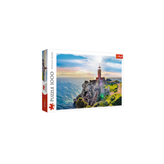 Trefl 1000 Piece Puzzle The Melagavi Lighthouse Greece (8291974283490)