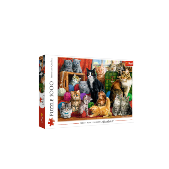 Trefl 1000 Piece Puzzle Feline Meeting (8291974709474)