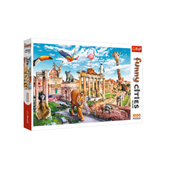 Trefl 1000 Piece Puzzle Funny Cities Wild Rome (8291975168226)