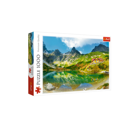 Trefl 1000 Piece Puzzle Shelter over the Green Pond Tatras Slovakia (8291975332066)
