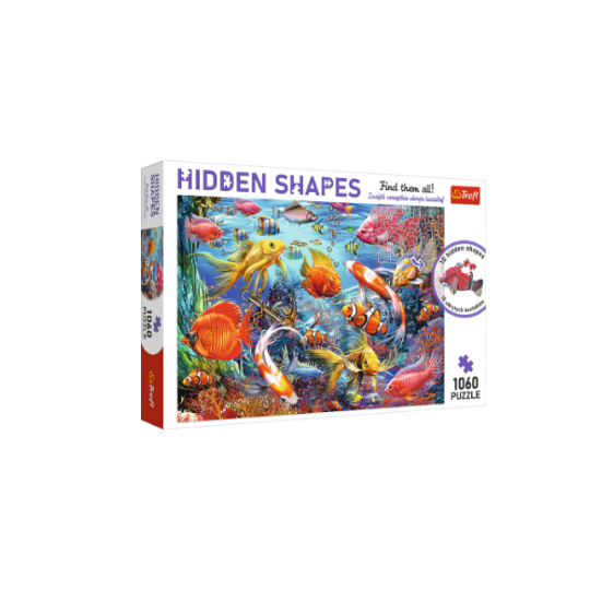 Trefl Hidden Shapes Puzzle Underwater Life (8291975594210)