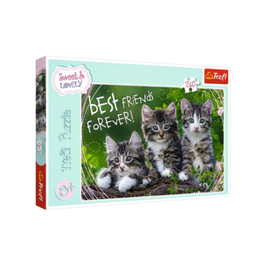 Trefl 260 Piece Puzzle Feline friendship (8291976085730)