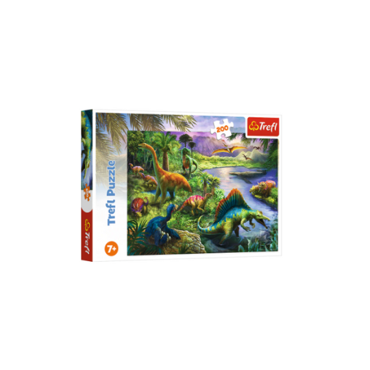 Trefl 200 Piece Puzzle Predatory Dinosaurs (8291976249570)