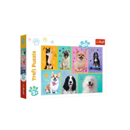 Trefl 100 Piece Puzzle In the world of dogs (8291976478946)