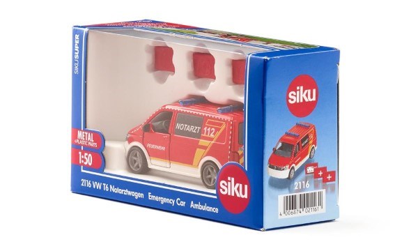 SIKU 2116 1:50 VW T6 Fire Service Van Feuerwehr (6899020988598)