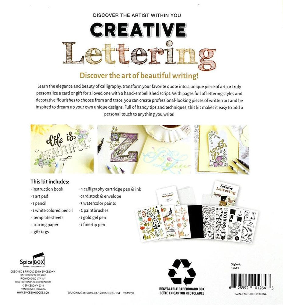 Spice Box SP12643 Art Studio Creative Lettering (6906306658486)