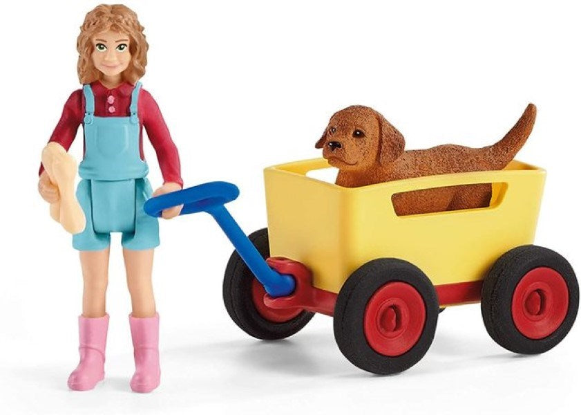 Schleich SC42543 Puppy Wagon Ride (6899012567222)