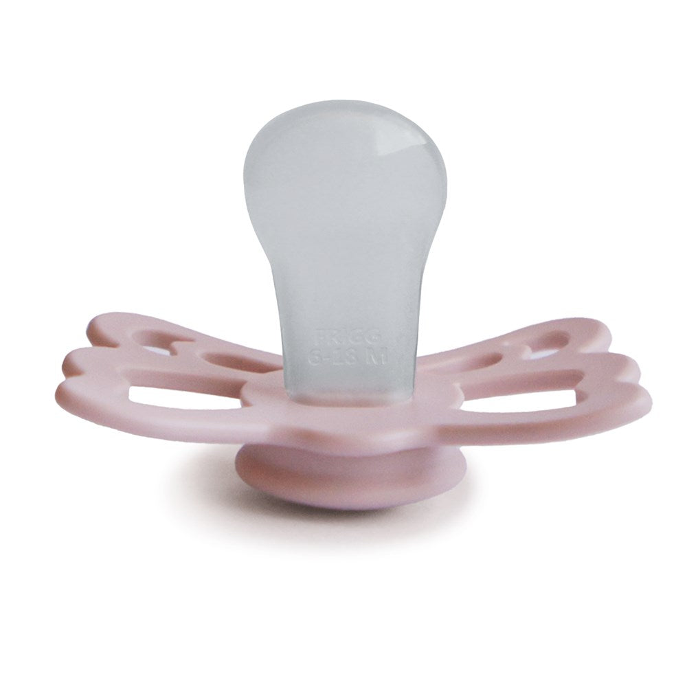 FRIGG Anatomical Butterfly Silicone Pacifier (Blush) Size 2 (8030181916898)