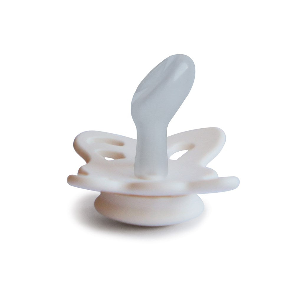FRIGG Anatomical Butterfly Silicone Pacifier (Cream) Size 1 (8030182179042)