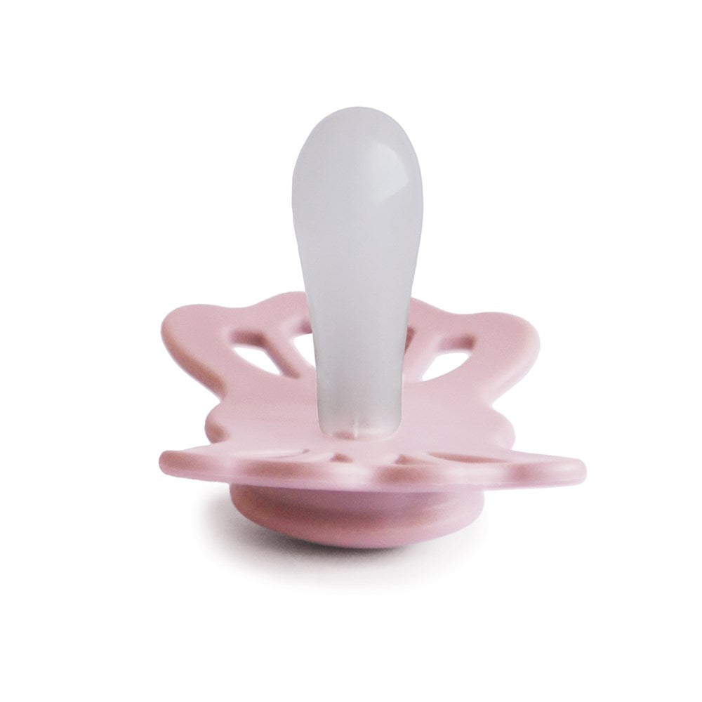 FRIGG Symmetrical Lucky Silicone Pacifier (Baby Pink) Size 1 (8030183456994)