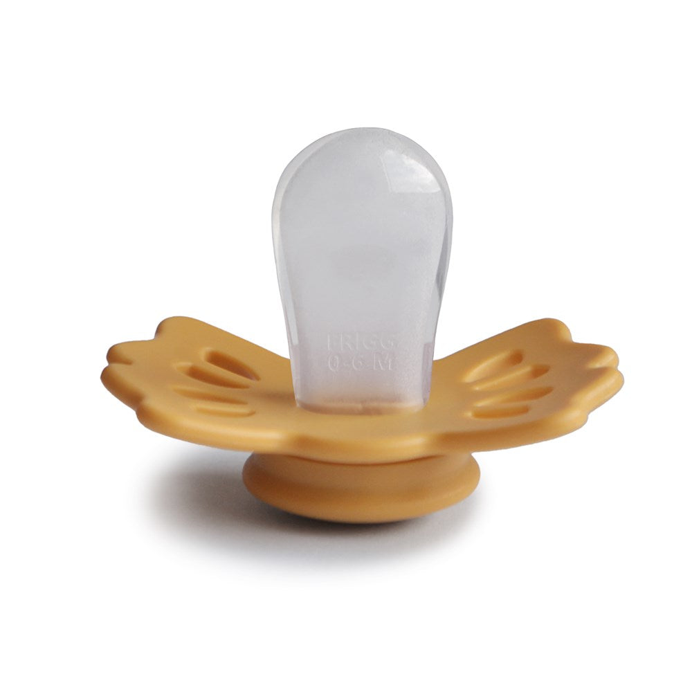 FRIGG Symmetrical Lucky Silicone Pacifier (Honey Gold) Size 1 (8030184014050)