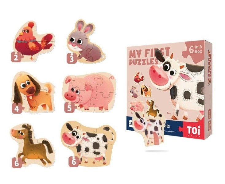 Toi World My First Puzzles-Farm Animals 2+ (7897602195682)