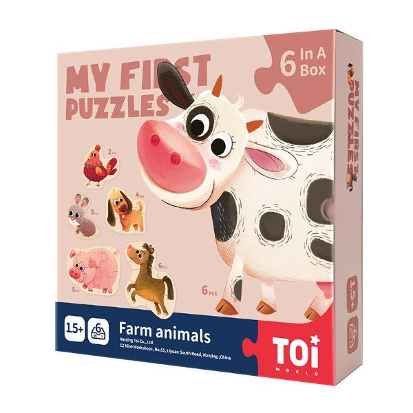 Toi World My First Puzzles-Farm Animals 2+ (7897602195682)