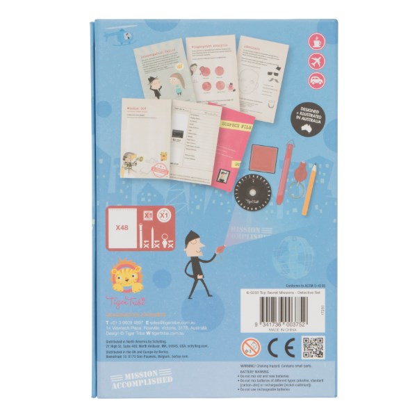 Tiger Tribe TT6-0233 Top Secret Missions Detective (7832191271138)