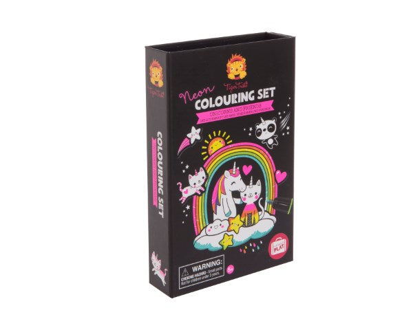 Tiger Tribe TT6-0258 Neon Colouring Unicorn&Friends (8239105114338)