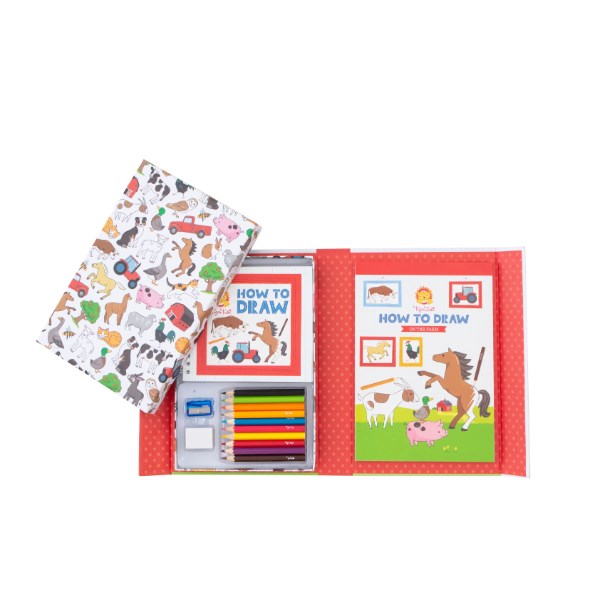 Tiger Tribe TT6-0260 How to Draw On the Farm (7832191860962)