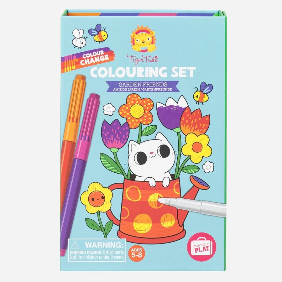 Tiger Tribe Colour Change Colouring Set - Garden Friends (8239131394274)