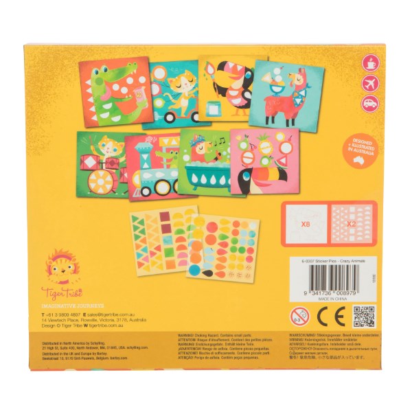 Tiger Tribe TT6-0307 Sticker Pics Crazy Animals (8239105835234)