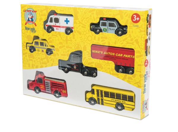 Le Toy Van New York set of Cars (8239108030690)