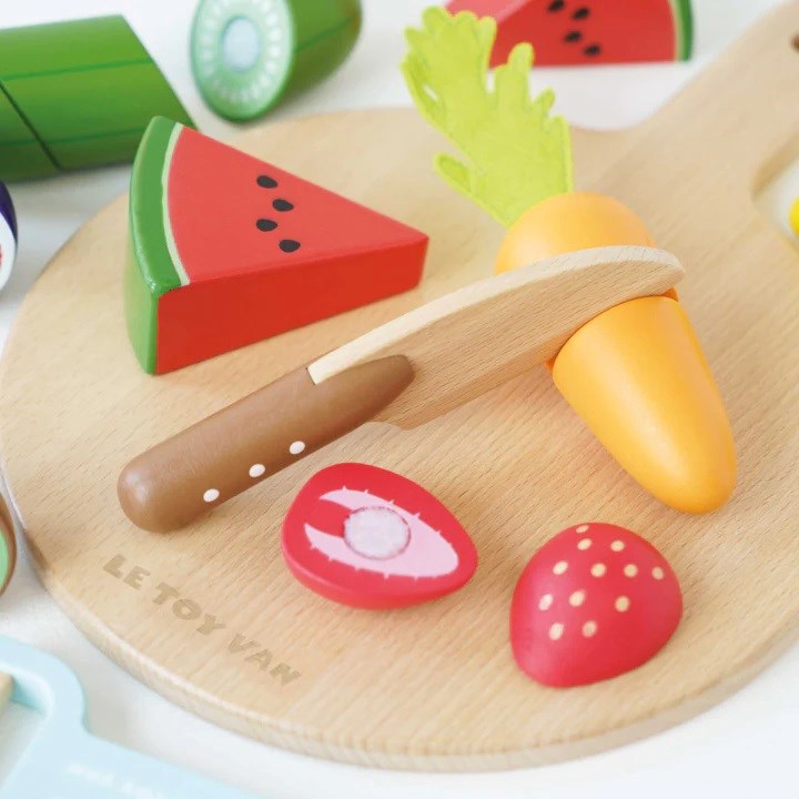 Le Toy Van Chopping Board with Super Food (8239129460962)