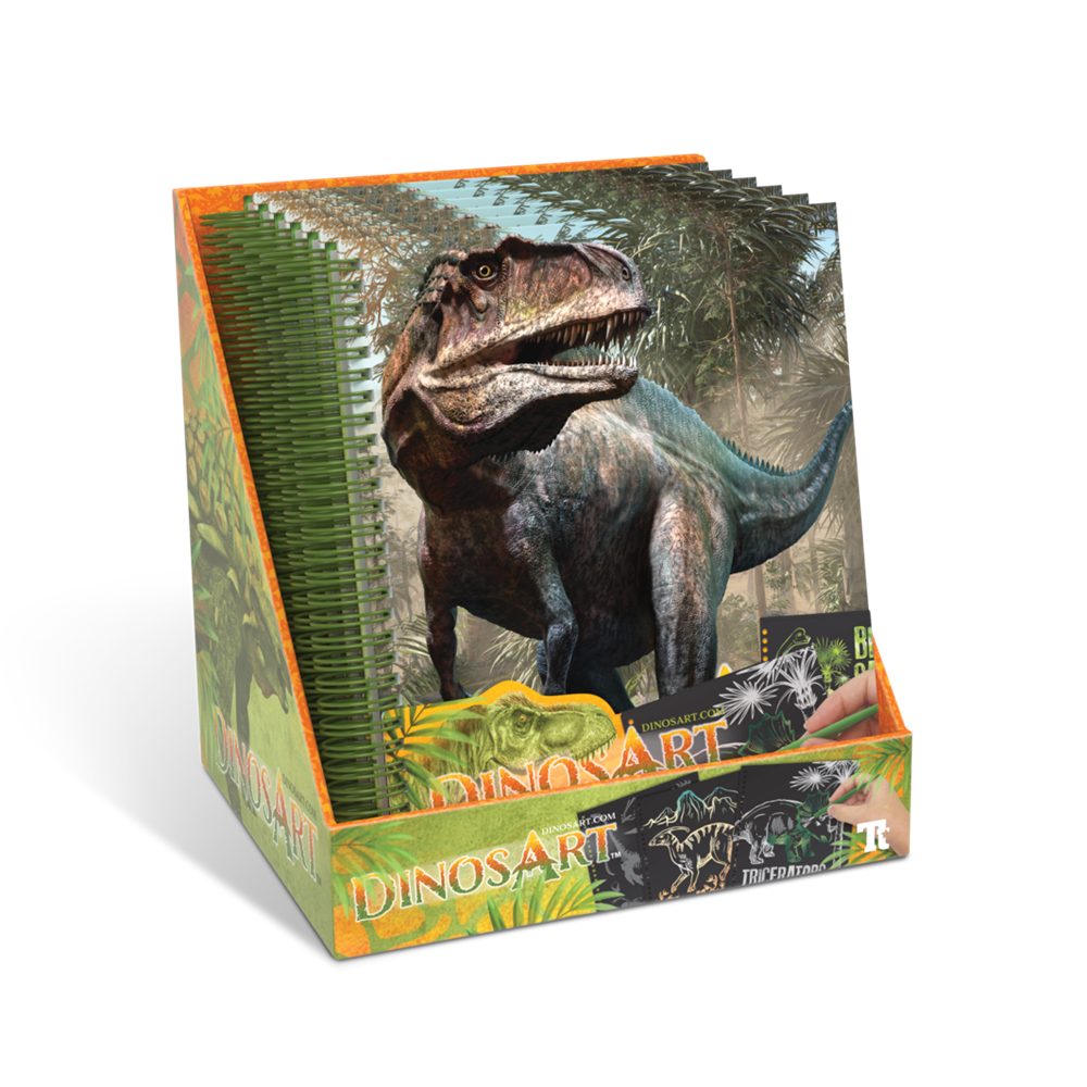Nebulous Stars Dinosart Creative Book - Scratch & Sketch