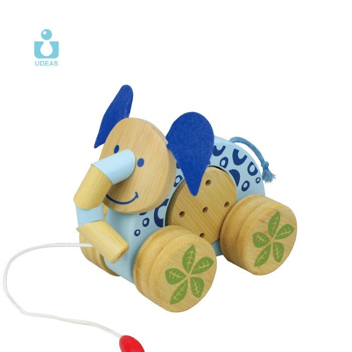 Udeas Pull along jingle roller Elephant (7645430677730)
