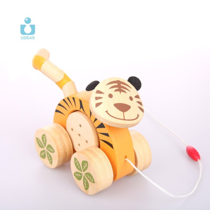 Udeas Pull along jingle roller Tiger (7645430710498)