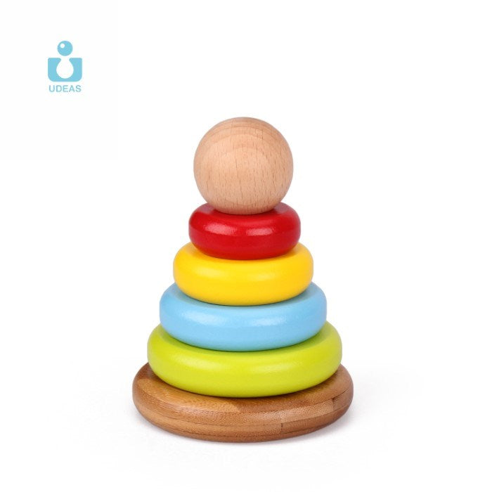 Udeas Ufun Baby toy Bamboo Stacking Tower (7645430382818)