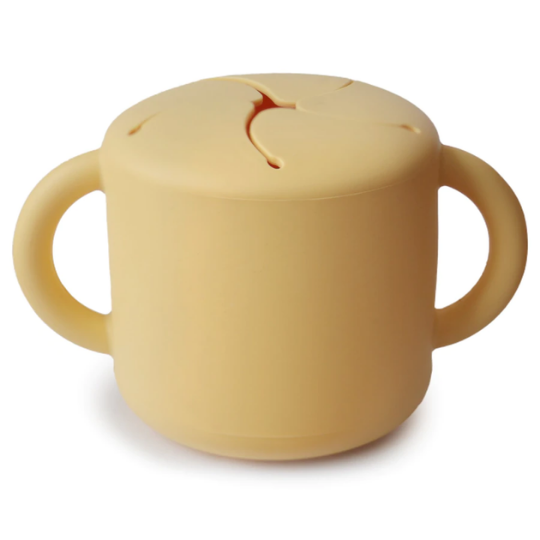 Mushie Snack Cup - Pale Daffodil (8015157100770)