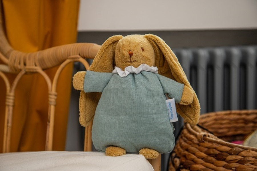 xTrousselier TRSV634161 Soft Bunny Fluffy 20Cm - Celadon Green Linen (6823177846966)
