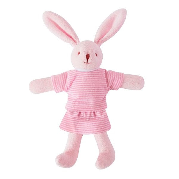 xTrousselier TRSV76411 Bunny w/Rattle Navy Pink 20Cm (6823179714742)