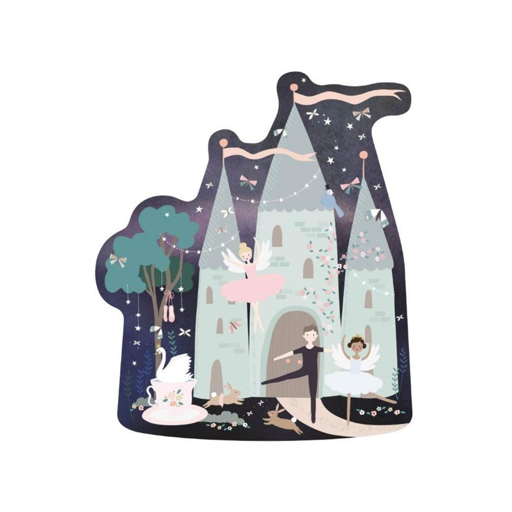 Floss & Rock Enchanted - 20 Piece Castle Shaped Puzzle in Shaped Box (8862053105890)