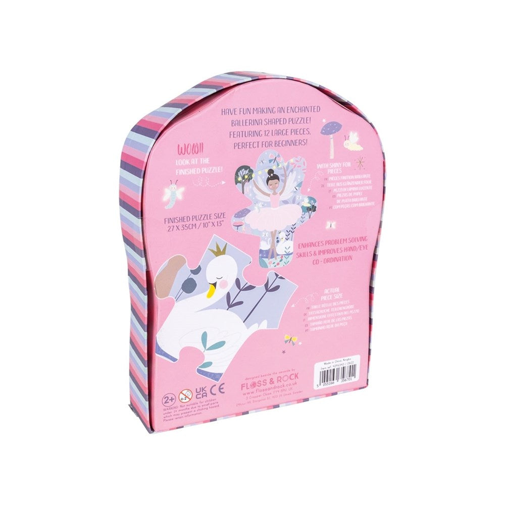 Floss & Rock Enchanted - 12 Piece Shaped Puzzle in Shaped Box (8862053171426)