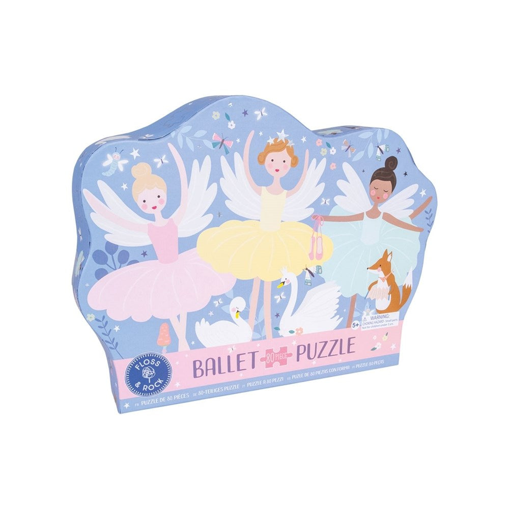 Floss & Rock Enchanted - 80 Piece Theatre Shaped Puzzle in Shaped Box (8862053204194)
