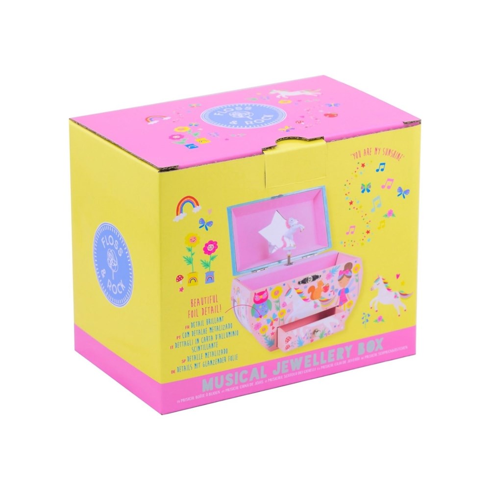 Floss & Rock Rainbow Fairy - Musical Jewellery Box Oval Shape (8862053236962)
